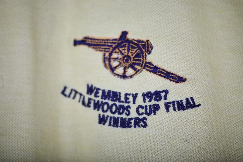 1987 Arsenal Littlewoods Final Winning t shirt (M)