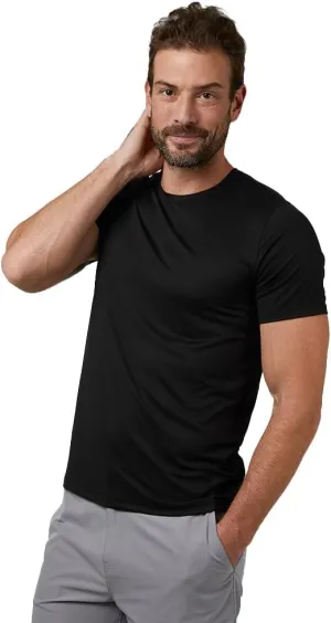32 Degrees Men's Cool Classic Crew T-Shirt | Anti-Odor | 4-Way Stretch | Moisture Wicking