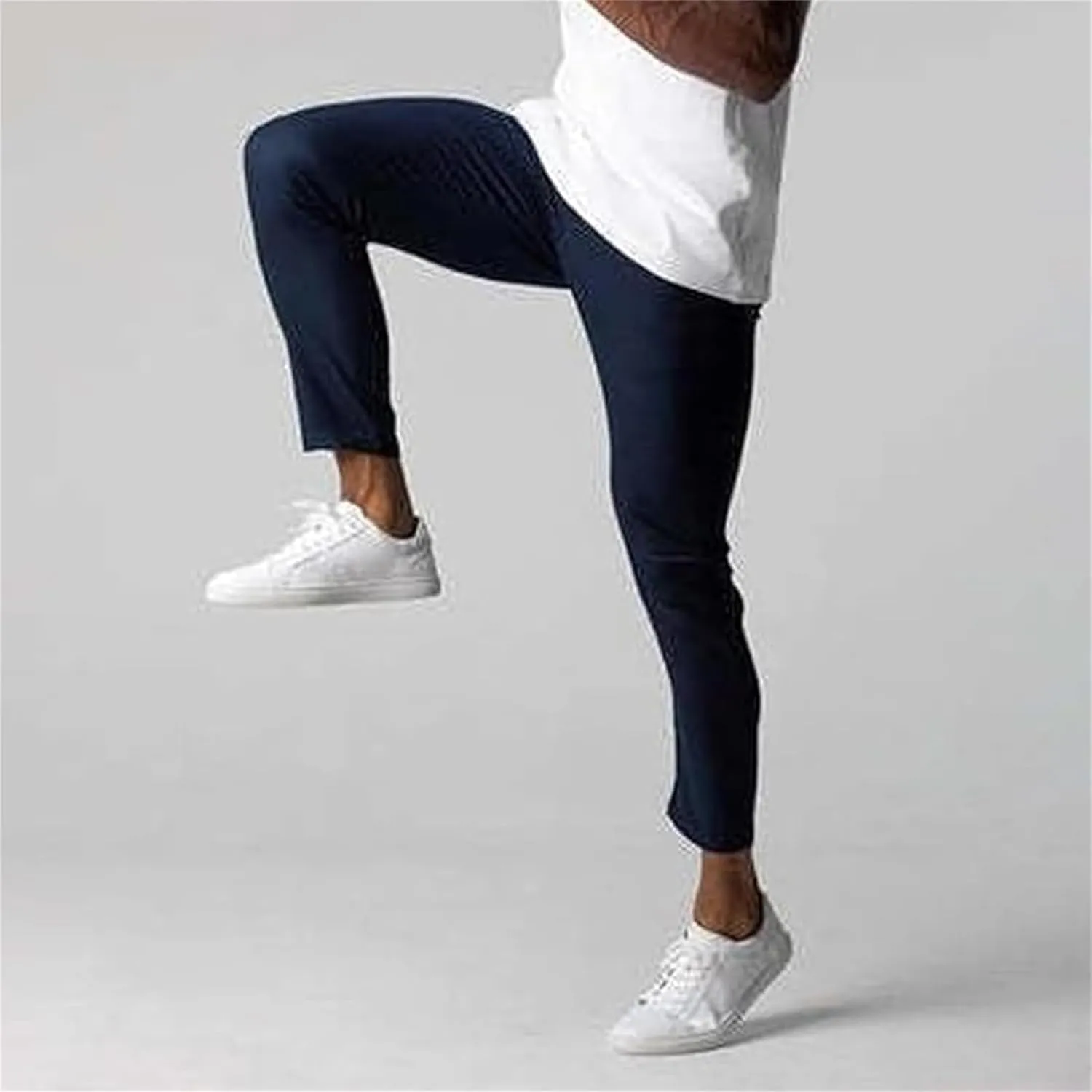 Active Chinos, Chinoss Pantss Men Slim Fit Active Khaki Pants Mens, Elasticity Slim Fit Chinos Pants for Men