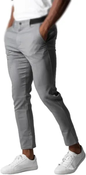 Active Chinos Pants Men, Comfortable Slim Fit Stretch Dress Pants Chinos Pants for Men