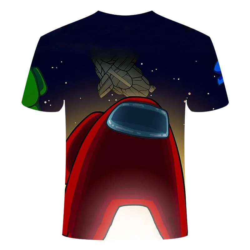 Among Us 3D Printed Breathable Short Sleeves T-Shirt