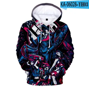 Anime Cowboy Bebop 3D Hoodie Casual Streetwear Long Sleeve Fashion Pullovers Sweatshirt