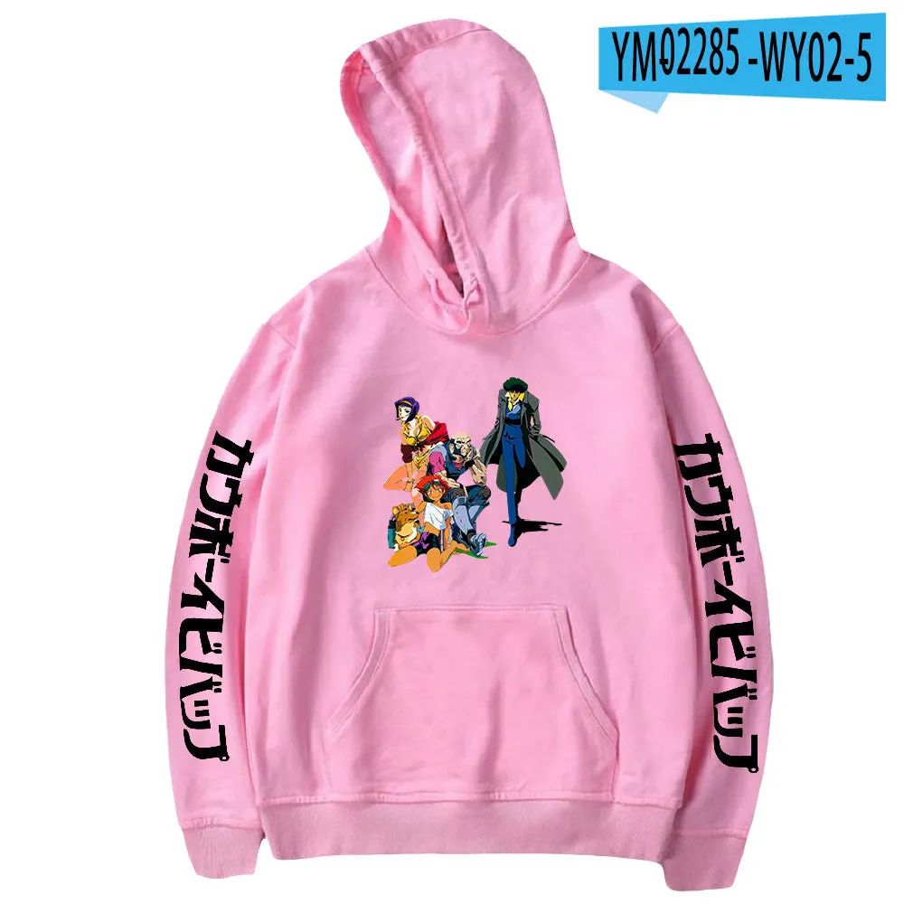 Anime COWBOY BEBOP 3D Print Hoodies Pullover Streetwear Sweatshirt Hoodie
