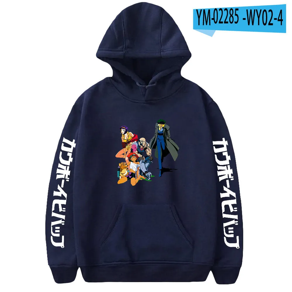 Anime COWBOY BEBOP 3D Print Hoodies Pullover Streetwear Sweatshirt Hoodie