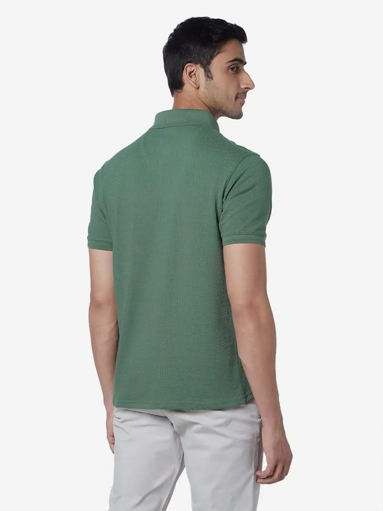 Ascot Olive Relaxed-Fit Polo T-Shirt