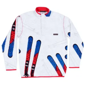 Aspen Backcountry Pullover in White & Red by Southern Marsh