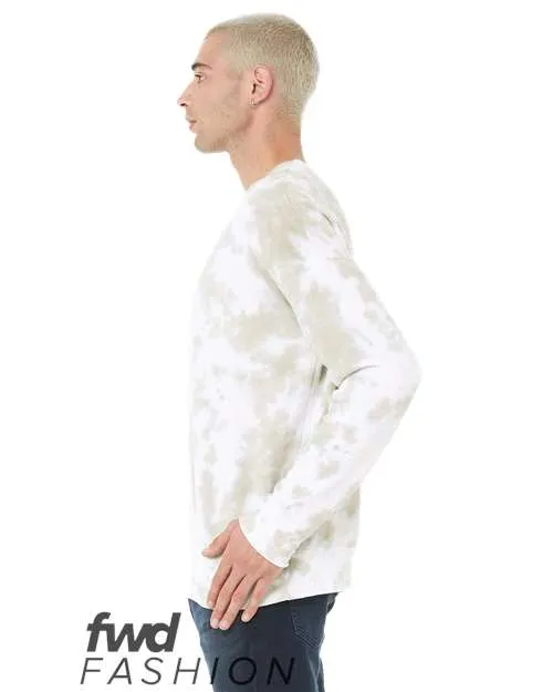 BELLA   CANVAS FWD Fashion Tie-Dyed Crewneck Sweatshirt 3945RD