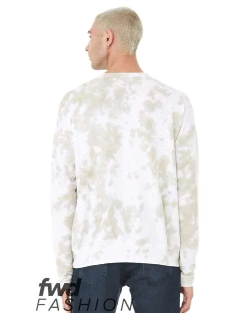 BELLA   CANVAS FWD Fashion Tie-Dyed Crewneck Sweatshirt 3945RD