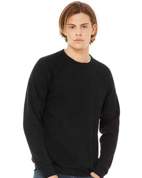 BELLA   CANVAS Sponge Fleece Raglan Crewneck Sweatshirt 3901 Autumn