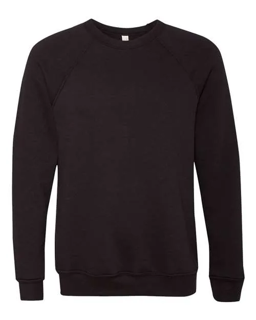 BELLA   CANVAS Sponge Fleece Raglan Crewneck Sweatshirt 3901 Autumn