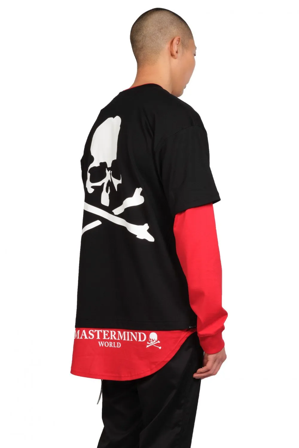 Black Double Layer T-shirt