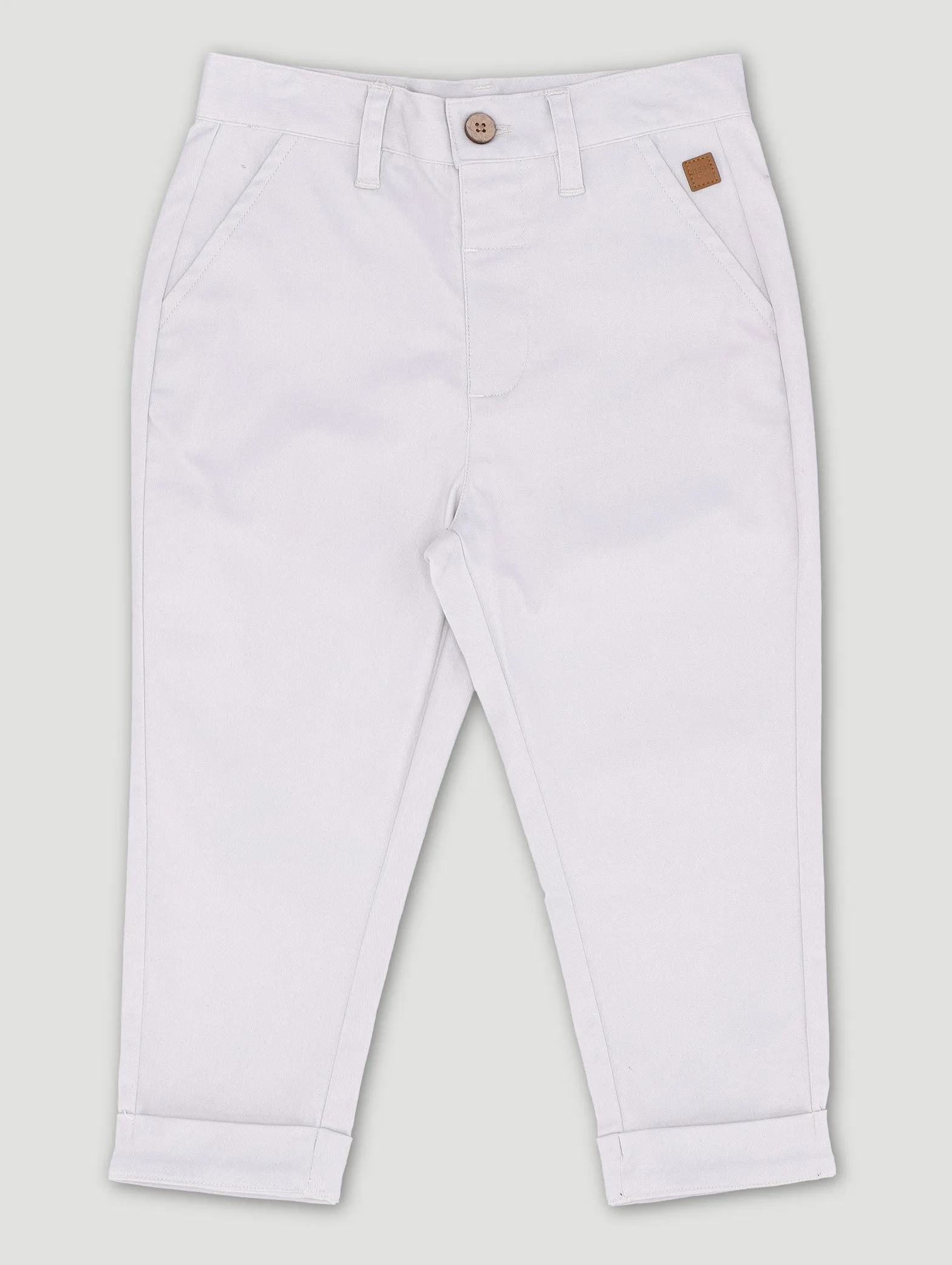 Boys Grey Chino Pant