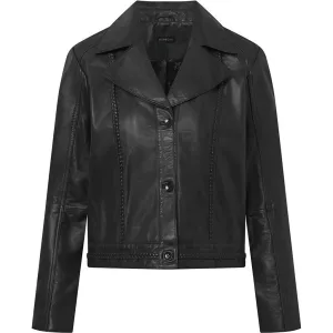 Brenda leather jacket / 51188 - Black (Nero)