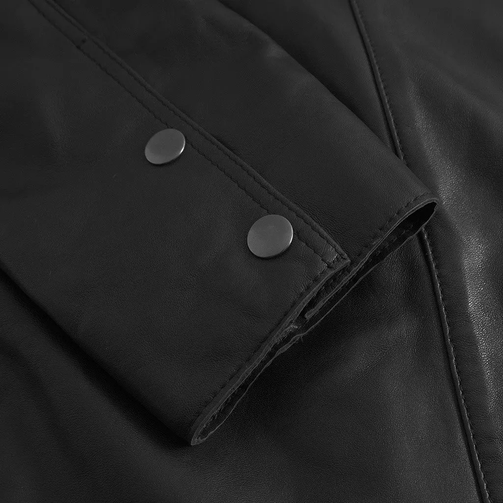 Brenda leather jacket / 51188 - Black (Nero)