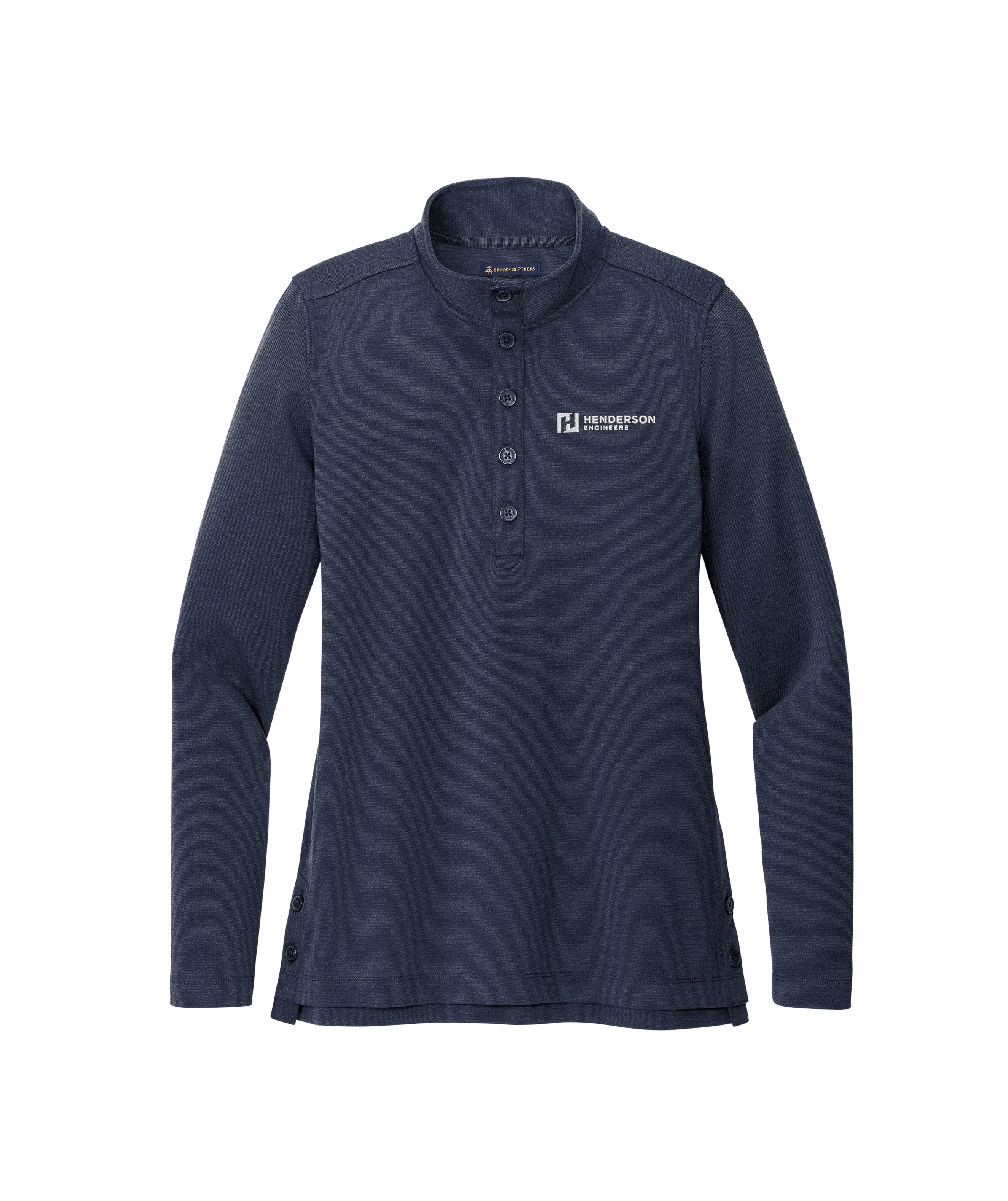 Brooks Brothers Women’s Mid-Layer Stretch 1/2-Button