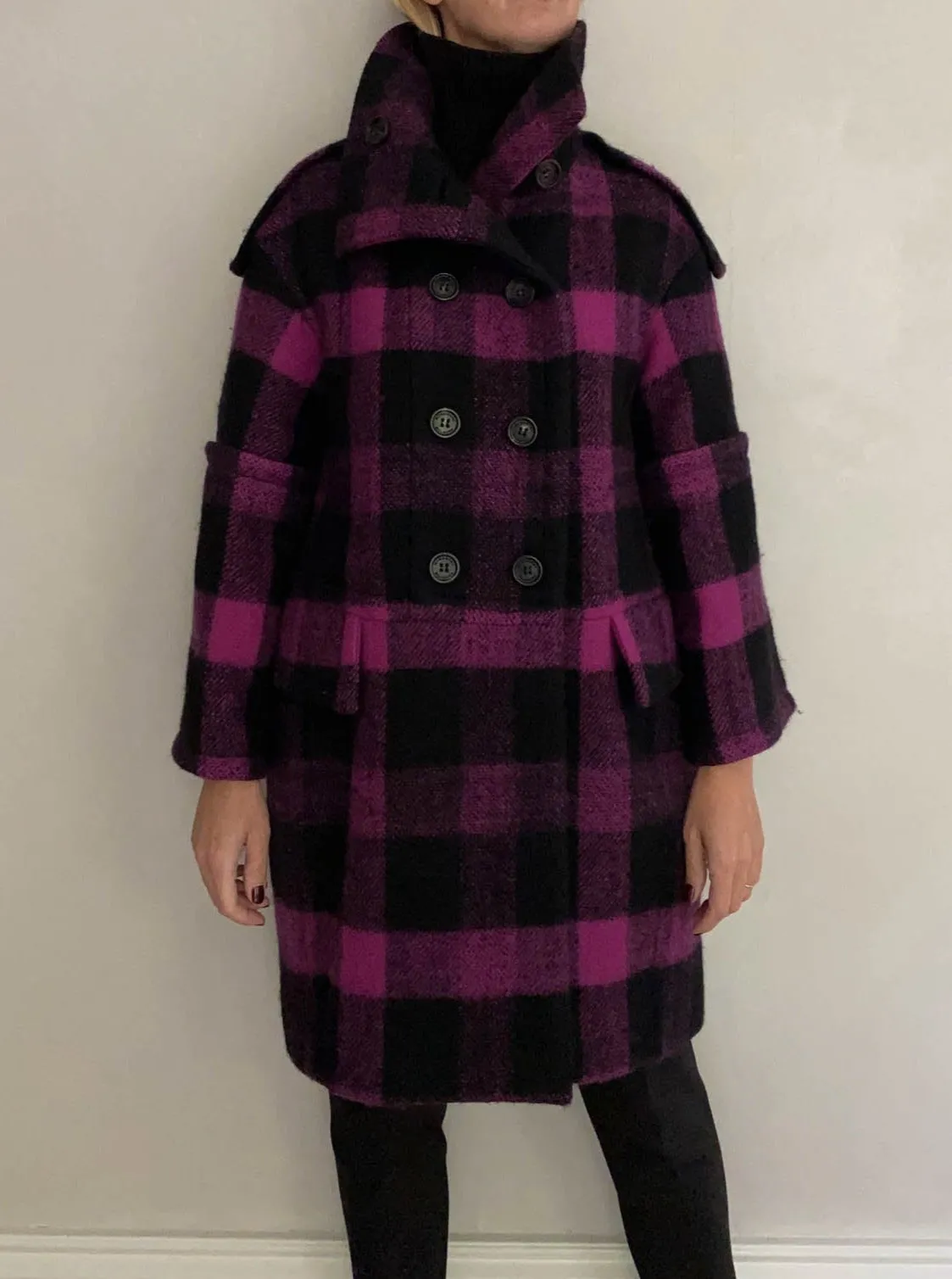 BURBERRY Wool Coat UK8