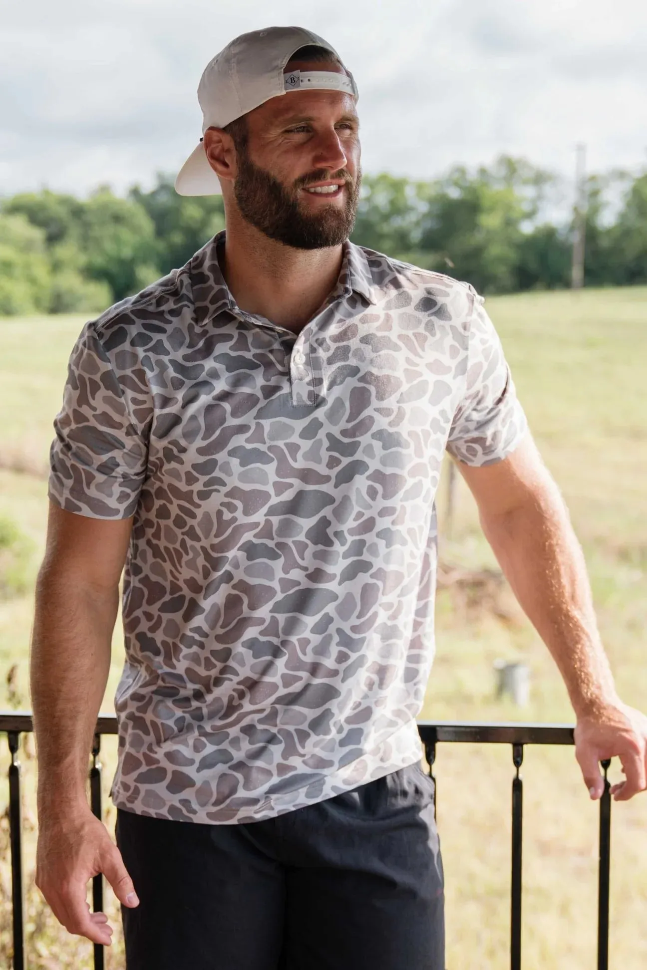 Burlebo Performance Polo - Deer Camo