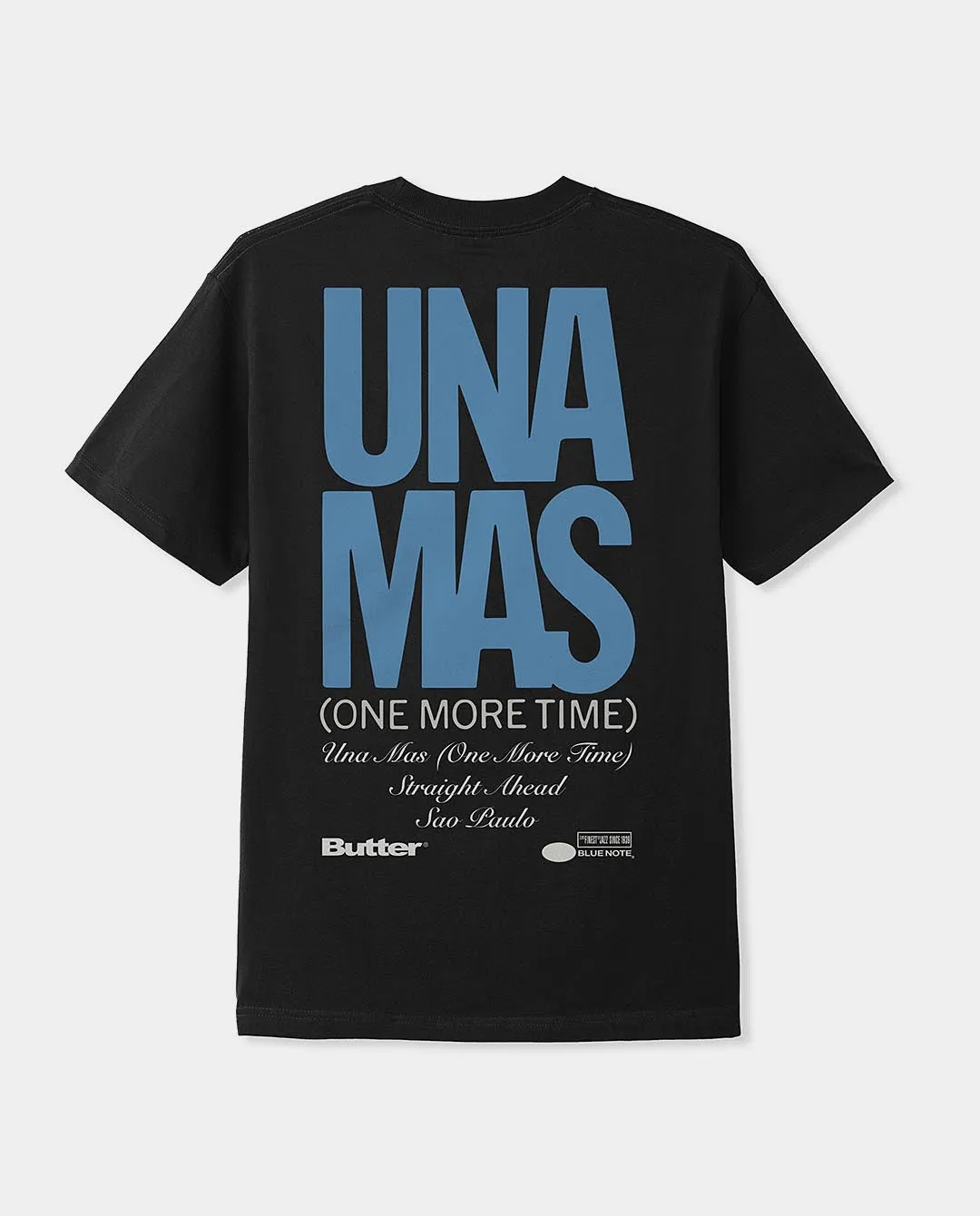Butter Goods x Blue Note - Una Mas T-Shirt - Black