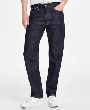 Calvin Klein Men's Standard Straight Fit Jeans Blue Rinse 33 x 32