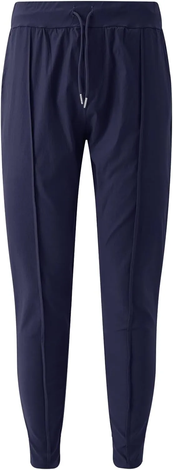 Cargo Pants for Men Slim Fit Stretch Joggers Pant Elastic Waist Drawstring Tapered Work Trousers with Multi Pockets