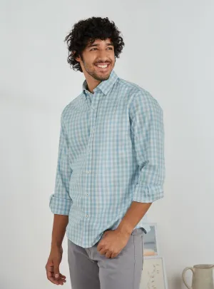 Casper Blue Check Shirt