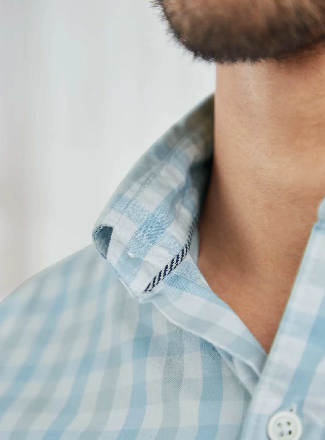 Casper Blue Check Shirt