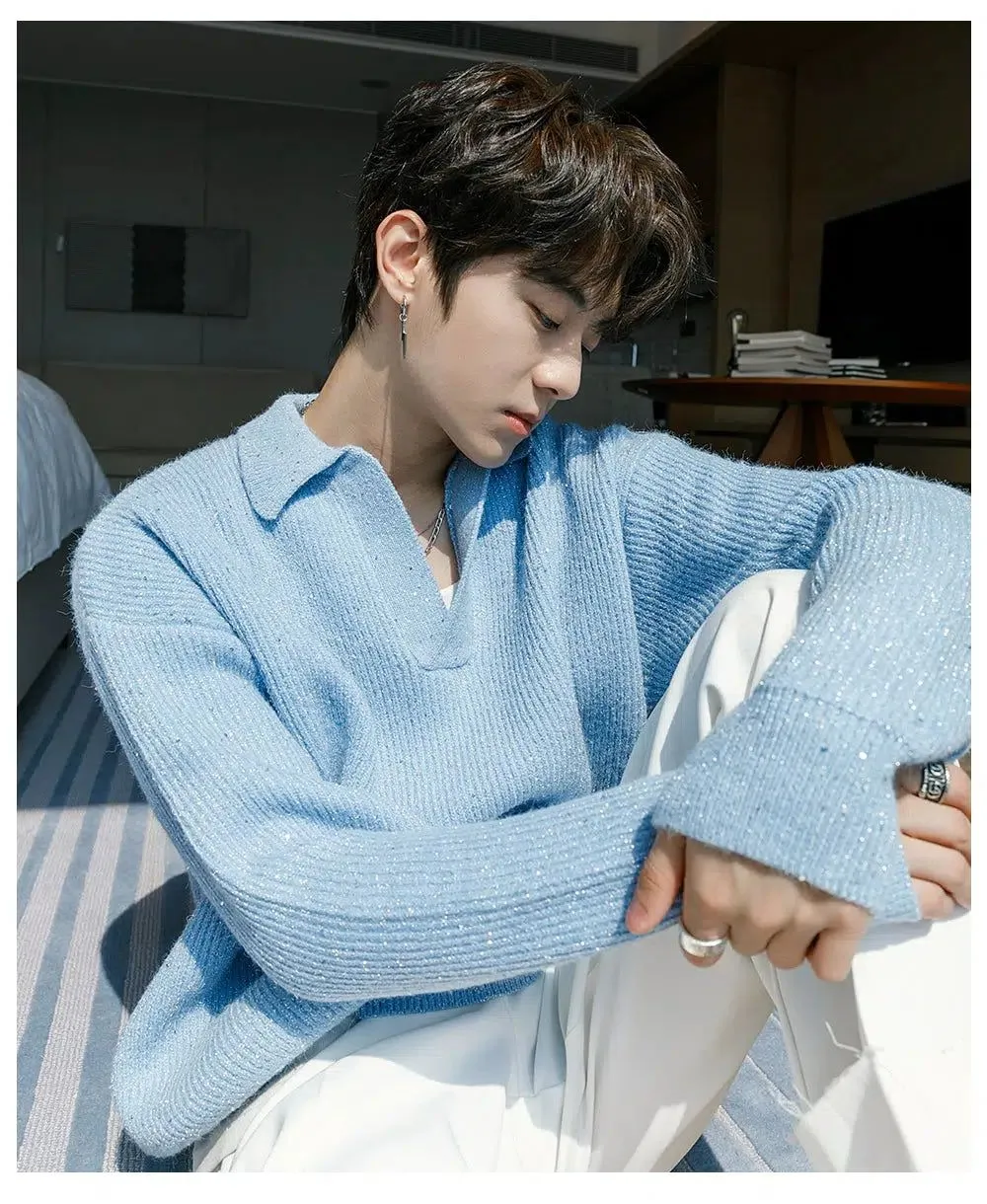 Chuan Starry Cozy Fit Knitted Polo