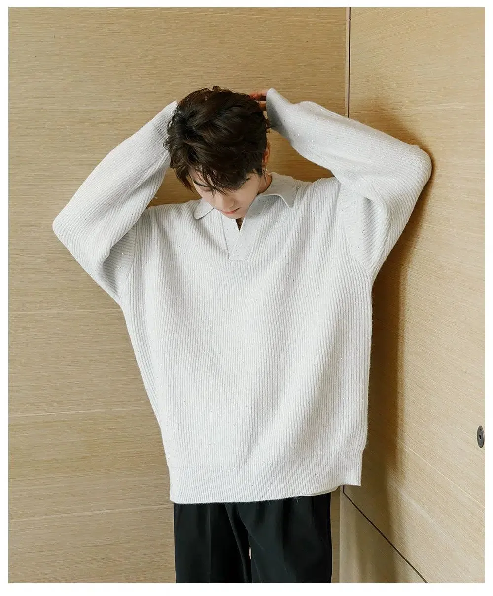 Chuan Starry Cozy Fit Knitted Polo
