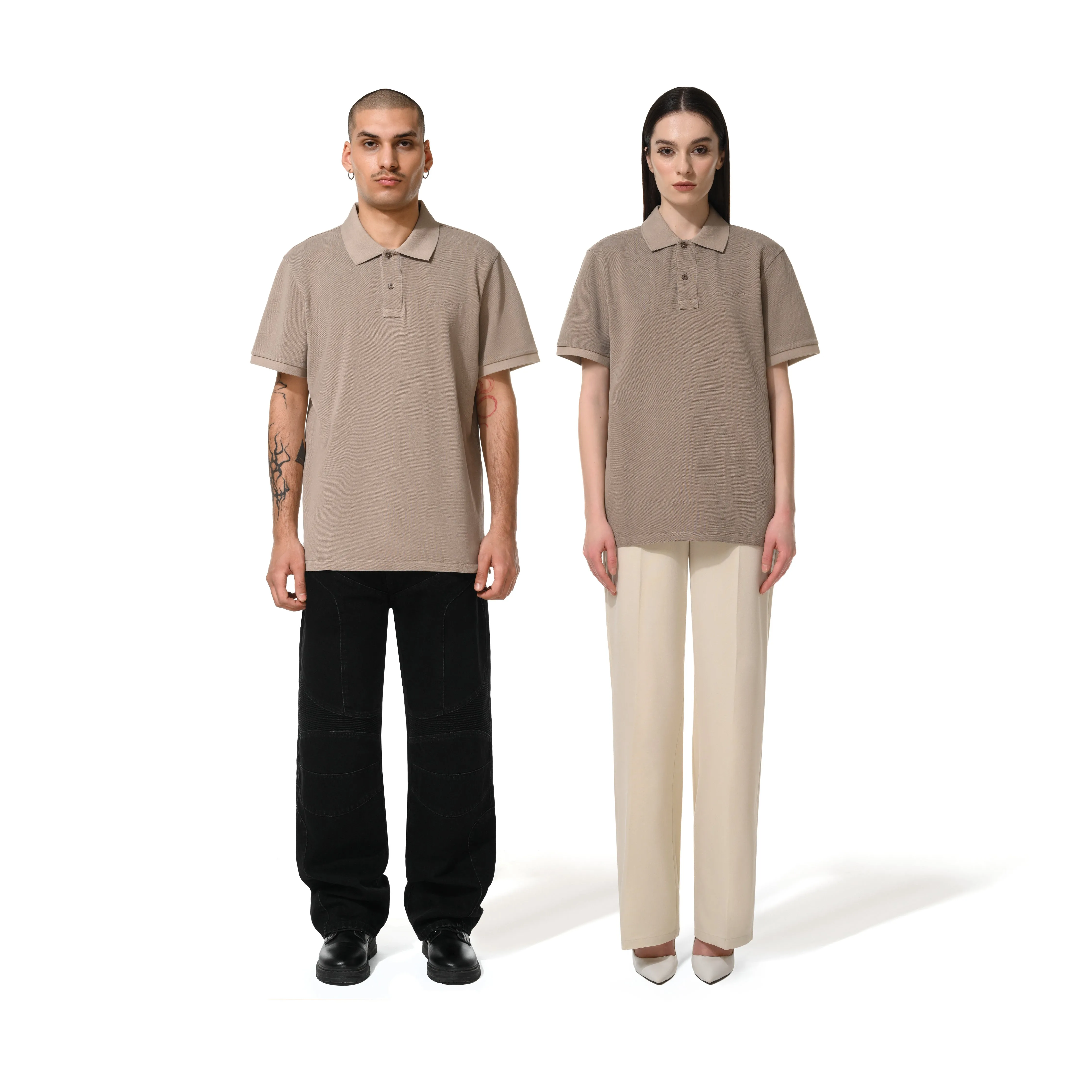 CLASSIC POLO SHIRT - TAN