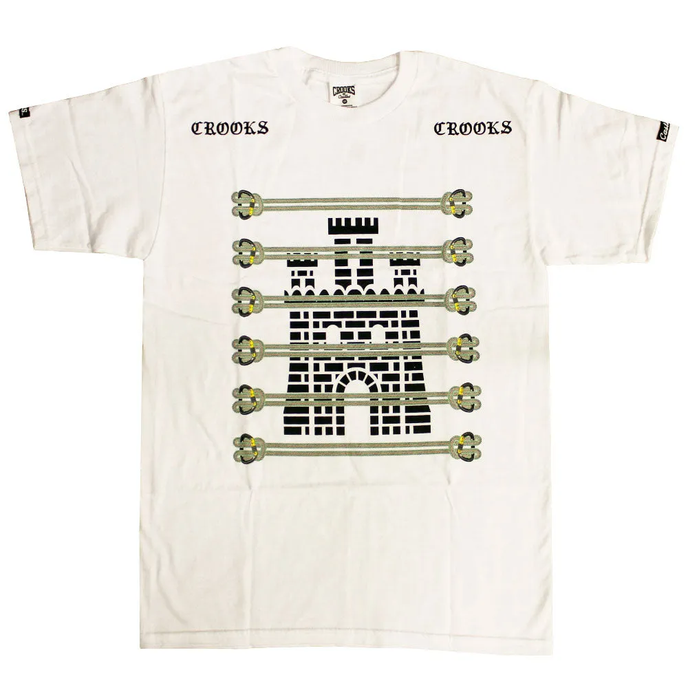 Crooks & Castles Castle Cordage T-shirt White