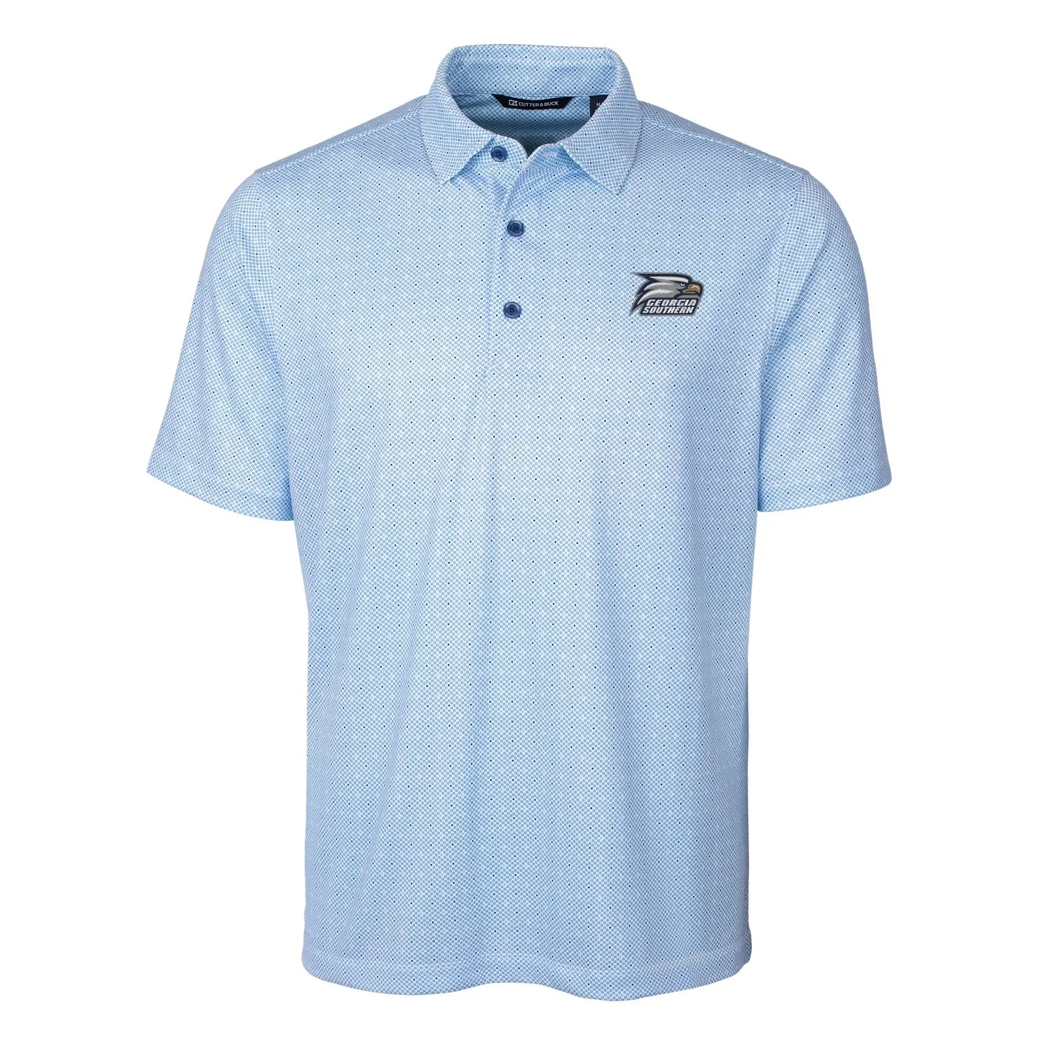 CUTTER & BUCK - Double Dot Stretch Polo - Athletic Eagle - Tour Blue
