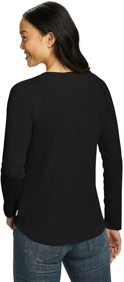 Eddie Bauer Women's Thermal Raglan Long-Sleeve Crew