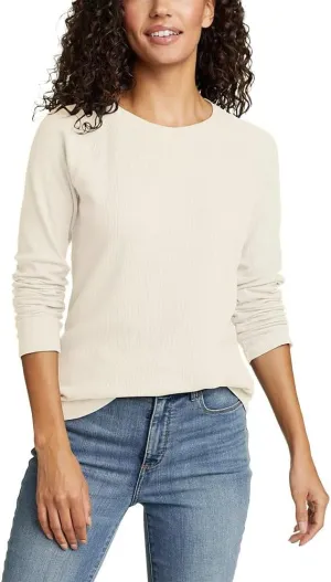Eddie Bauer Women's Thermal Raglan Long-Sleeve Crew