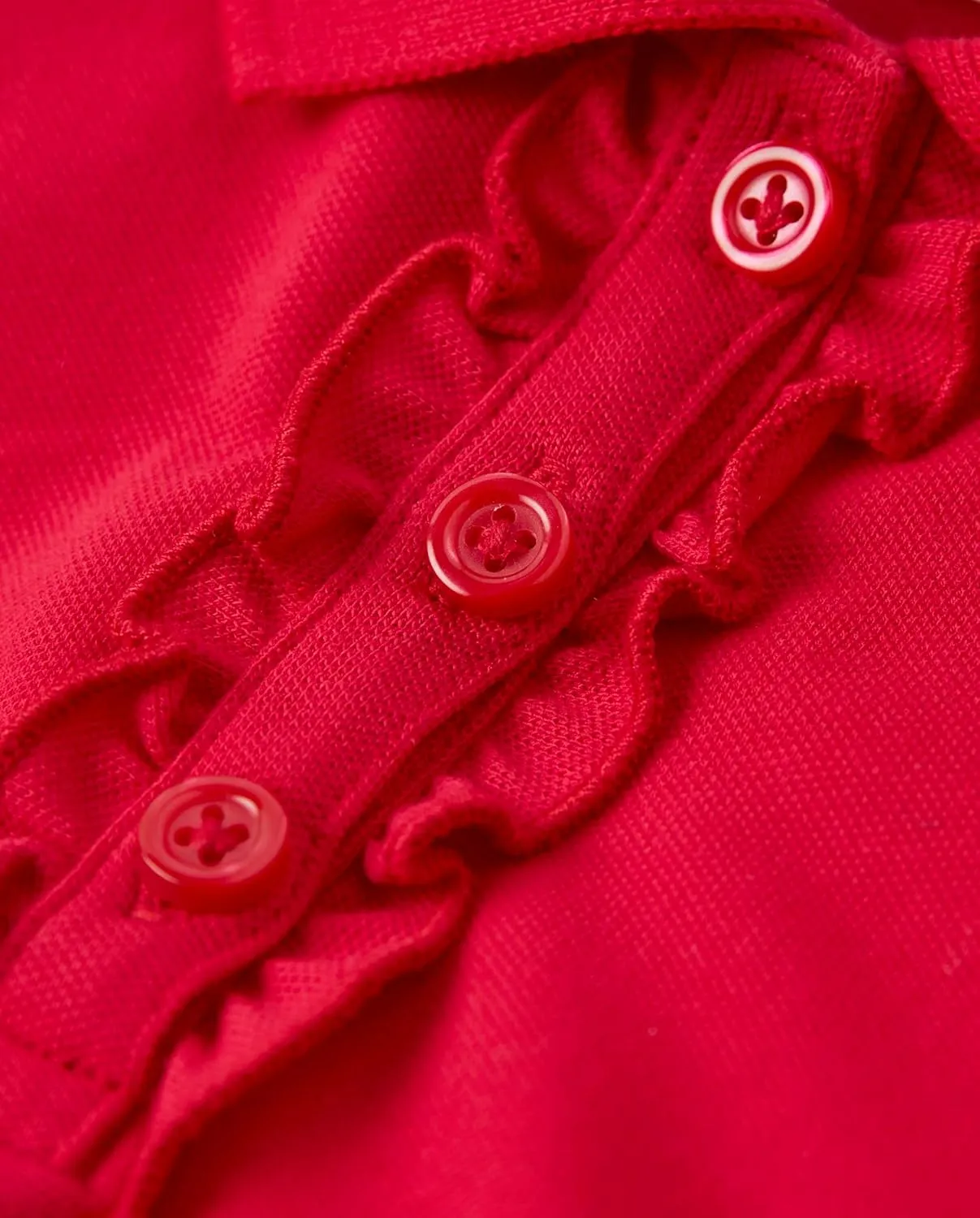 Gymboree Girls' and Toddler Long Sleeve Ruffle Polo Shirt Multipack