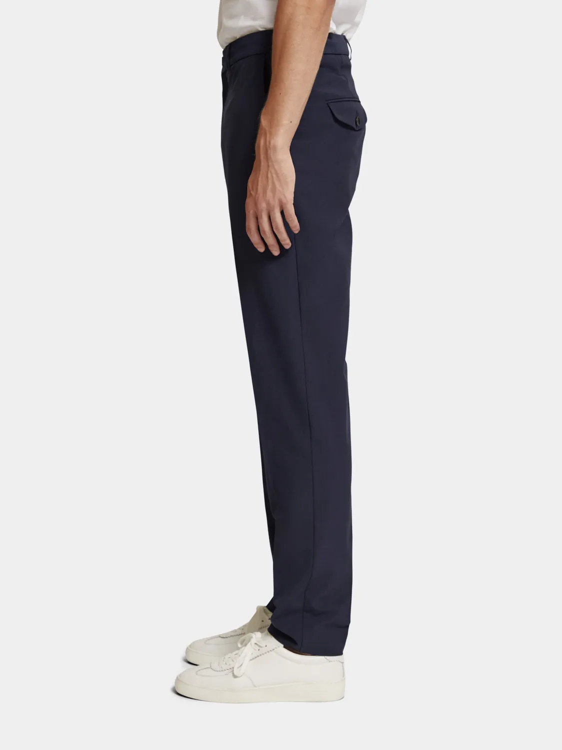 Irving wool-blend seersucker chino