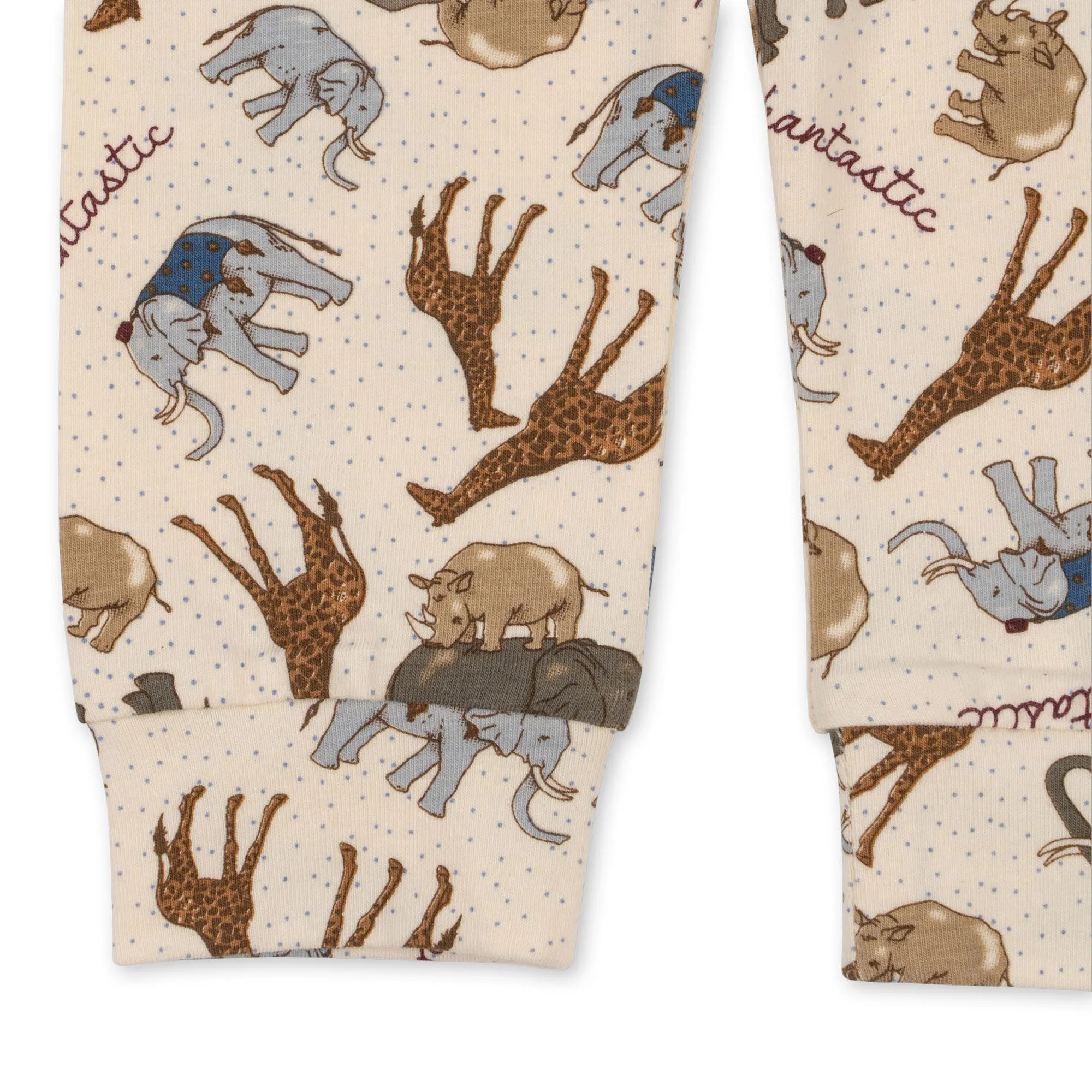 Konges Slojd - Organic Cotton Bodysuit Pants -  Elephantastic
