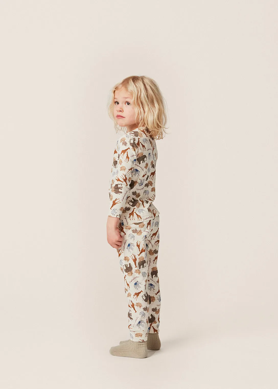Konges Slojd - Organic Cotton Bodysuit Pants -  Elephantastic