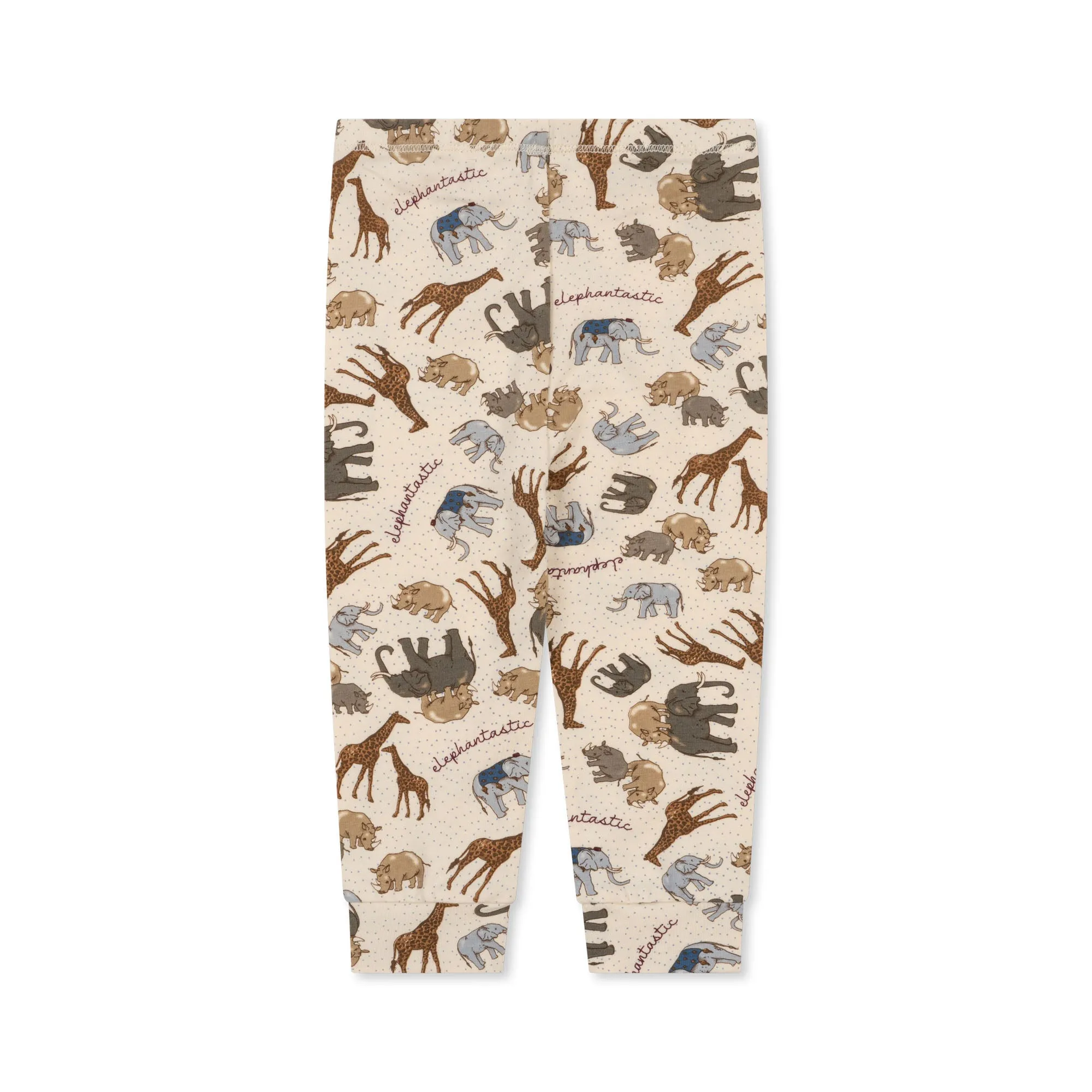 Konges Slojd - Organic Cotton Bodysuit Pants -  Elephantastic