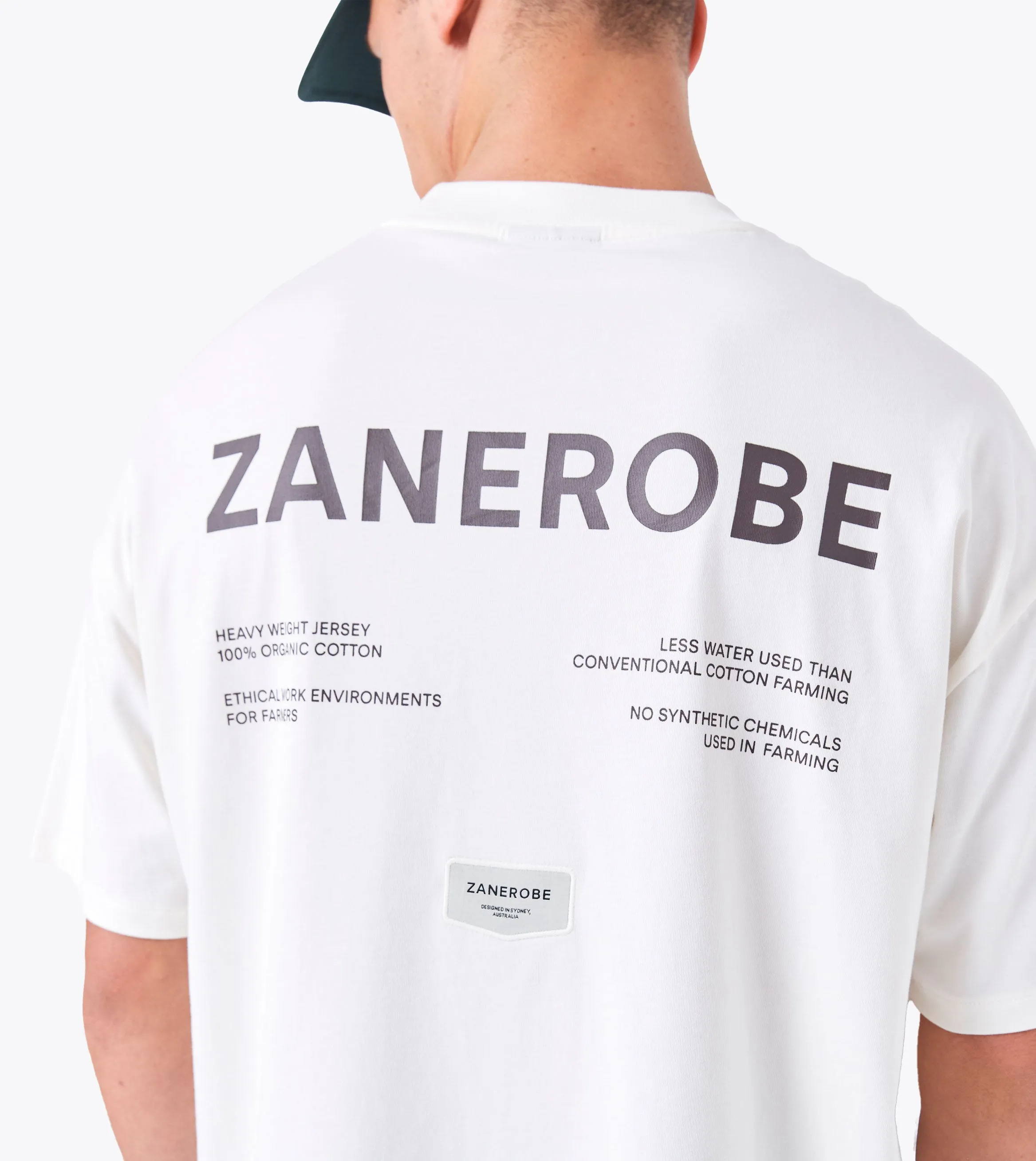 Label Box    Tee Vintage White