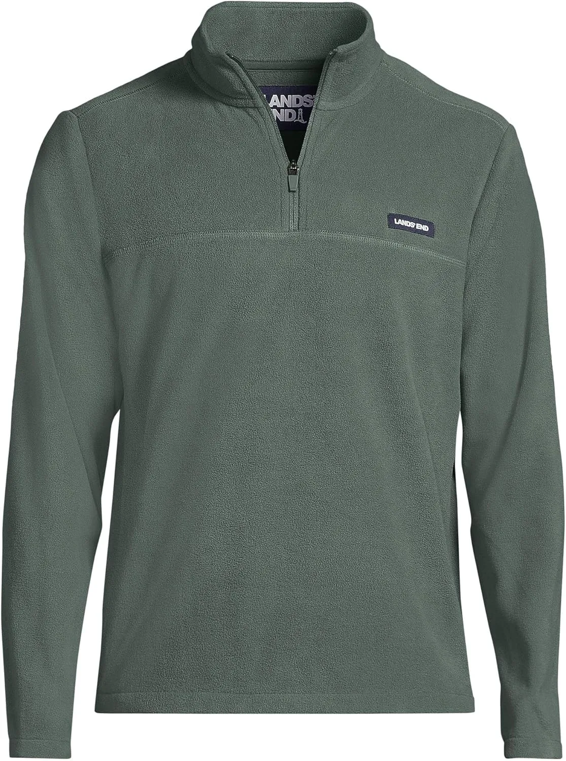Lands' End Men's Anyweather Fleece Quarter Zip Pullover