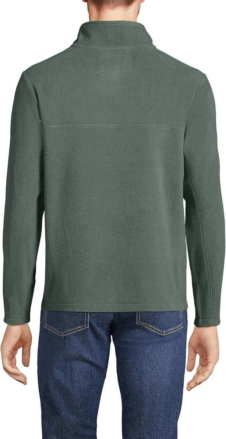 Lands' End Men's Anyweather Fleece Quarter Zip Pullover