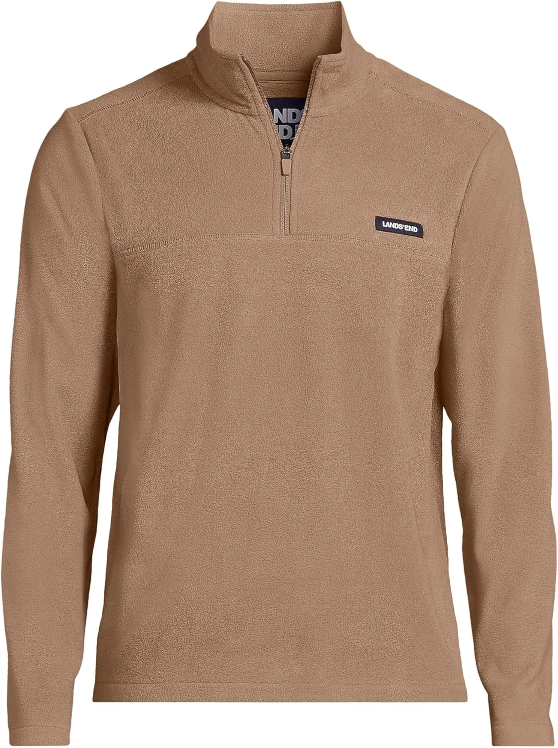 Lands' End Men's Anyweather Fleece Quarter Zip Pullover