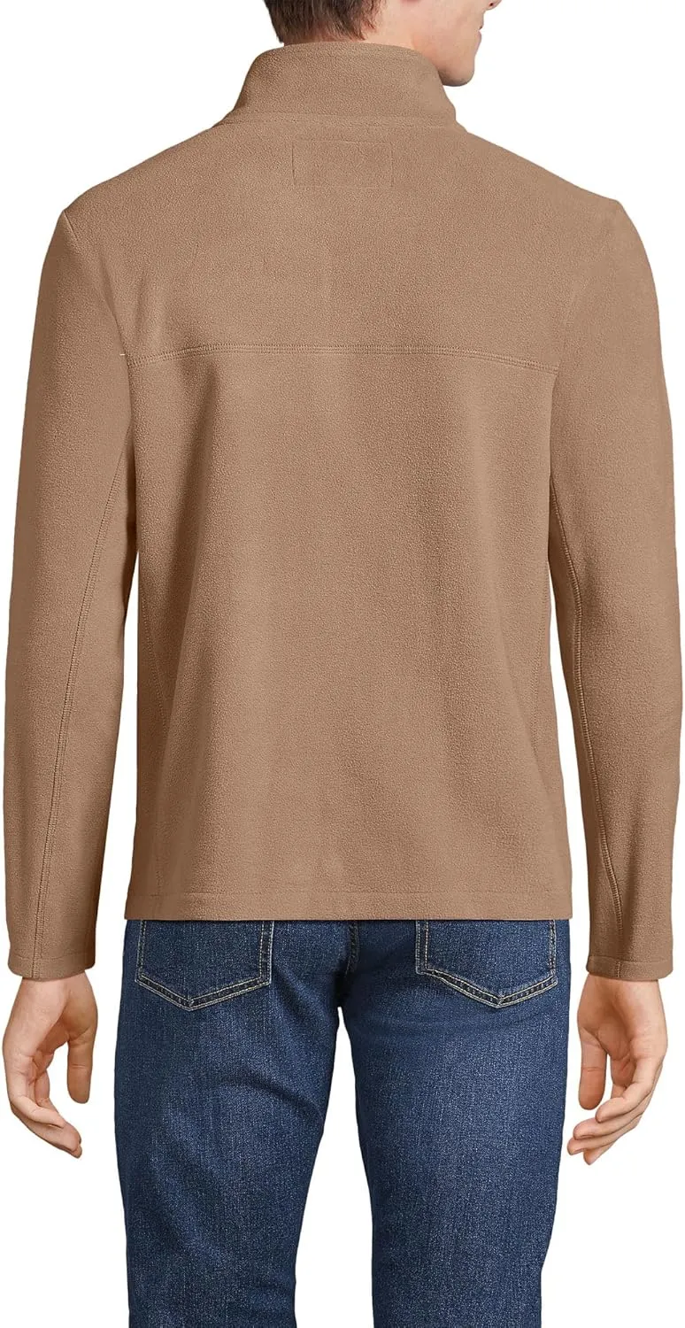 Lands' End Men's Anyweather Fleece Quarter Zip Pullover