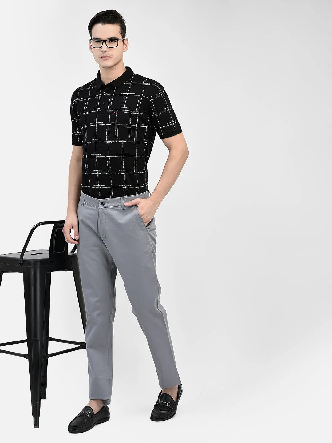 Light Blue Chinos Trousers