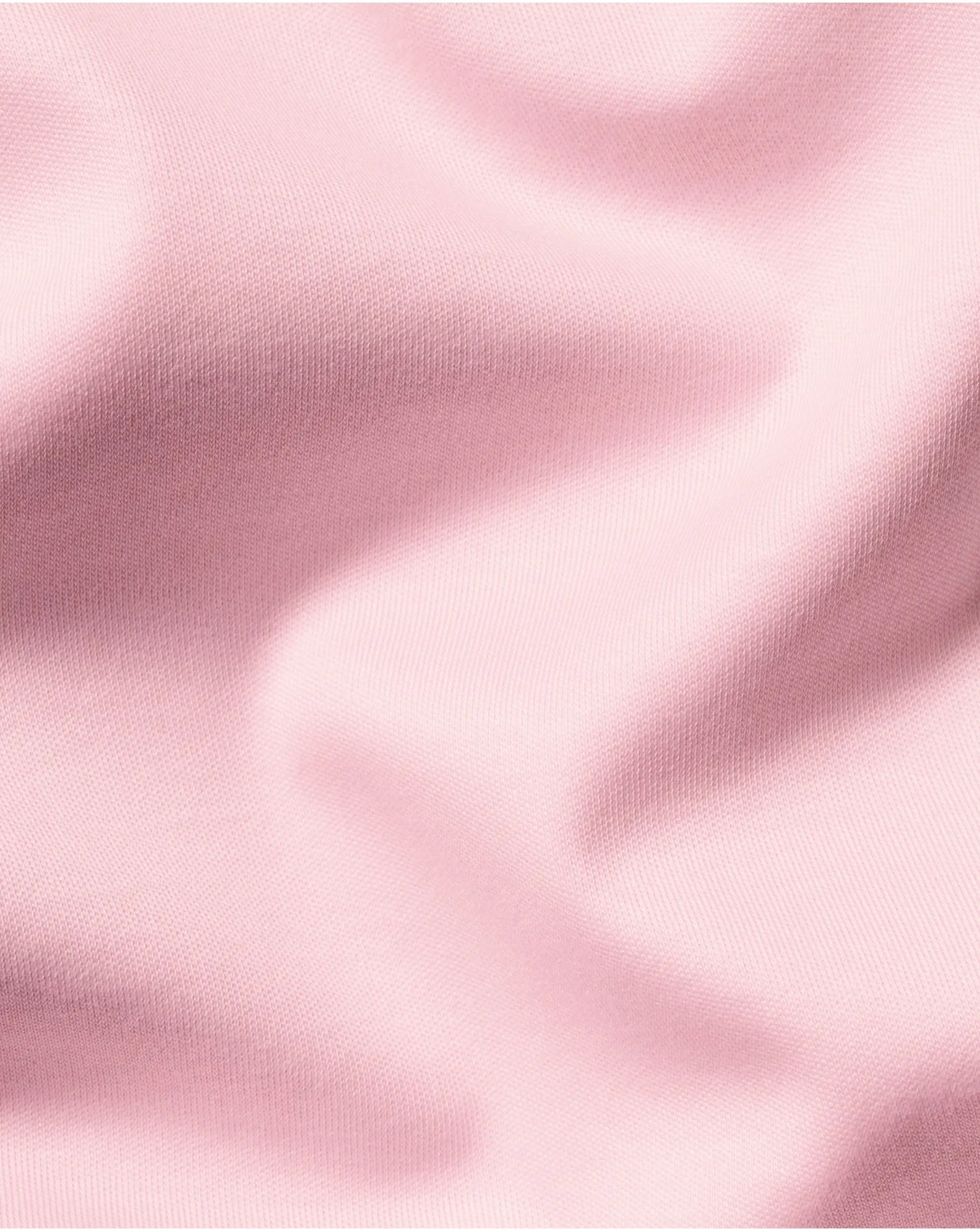 Light Pink Plain Short Sleeve Jersey Polo