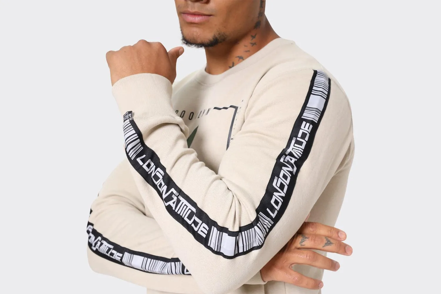 London Attitude Brooklyn Rose Graphic Sweatshirt