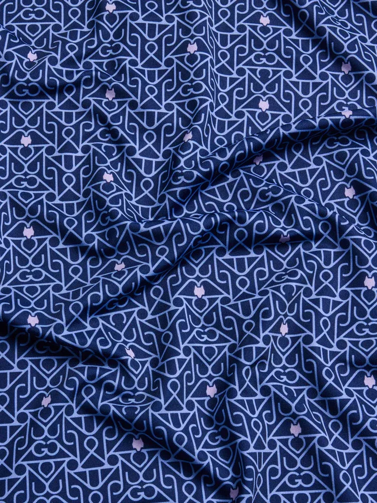 Lowercase Polo in Maltese Blue by Greyson