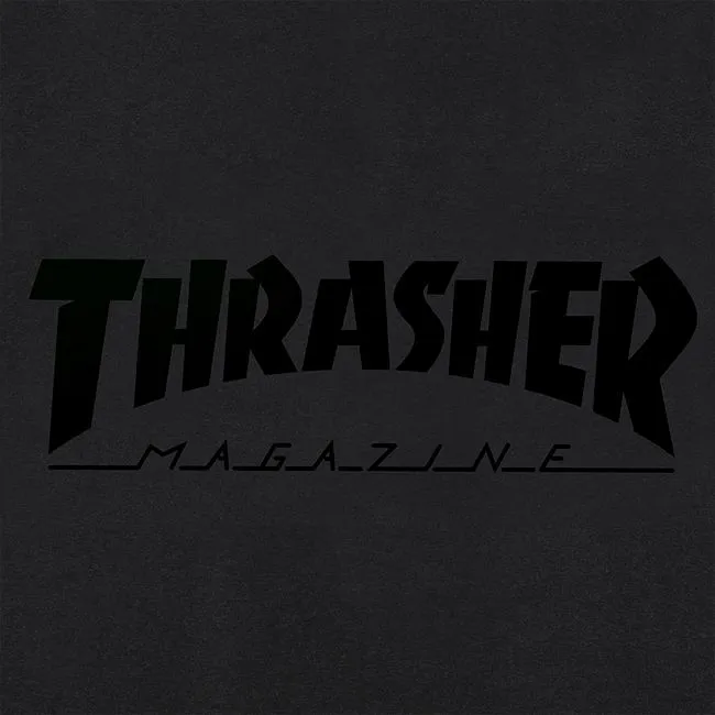 Magazine Logo T-shirt Black
