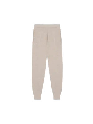 Mens DNA Regenerative Merino Wool Track Pantsstone marl