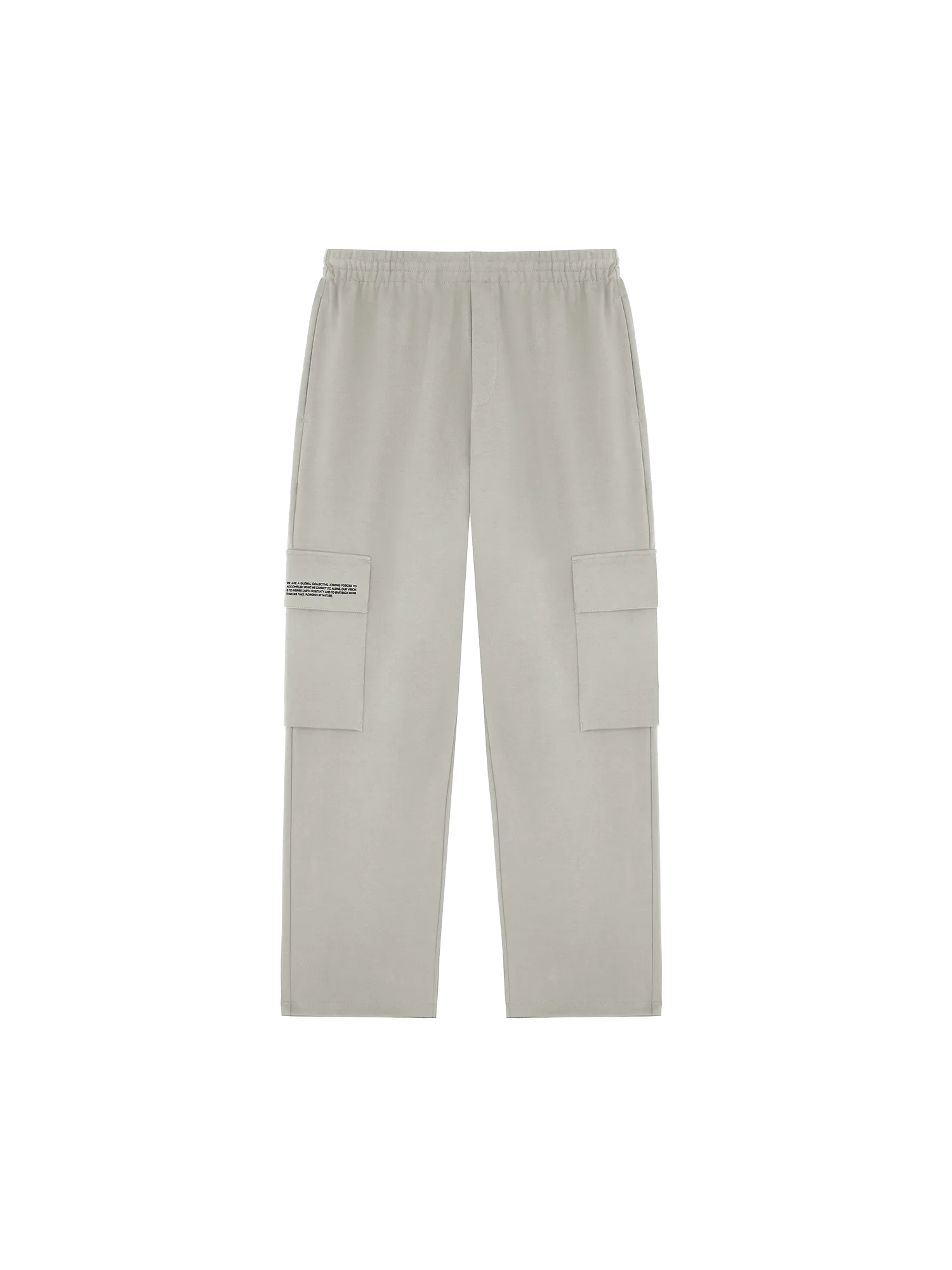 Mens Double Jersey Cargo Track Pantsstone